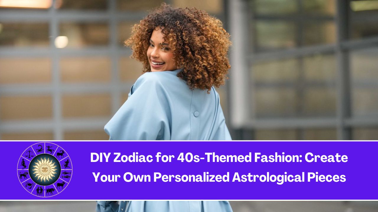 DIY Zodiac for 40s-Themed Fashion: Create Your Own Personalized Astrological Pieces